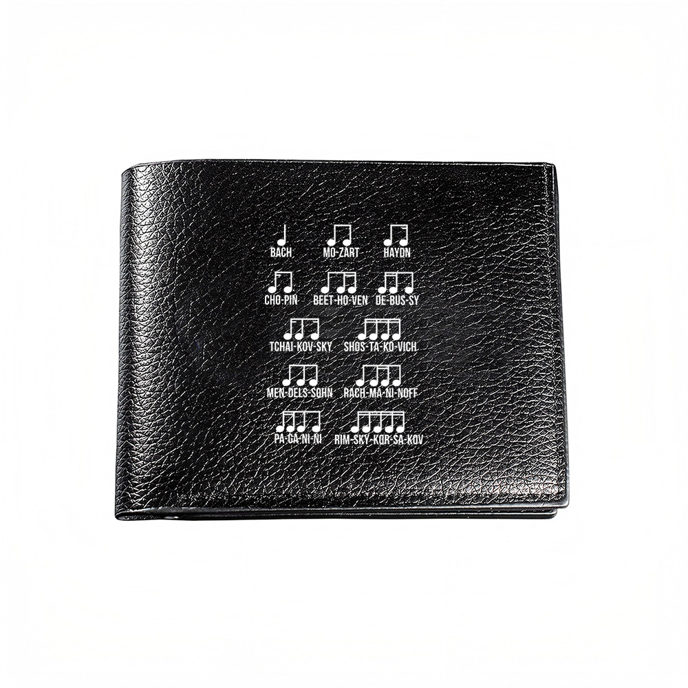 Music Notes And Composer Names - Interior Design Name Card 评论和价格