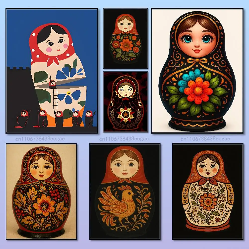Dolls Matryoshka Russian Art P - Interior Design Of Cafe 评论和价格